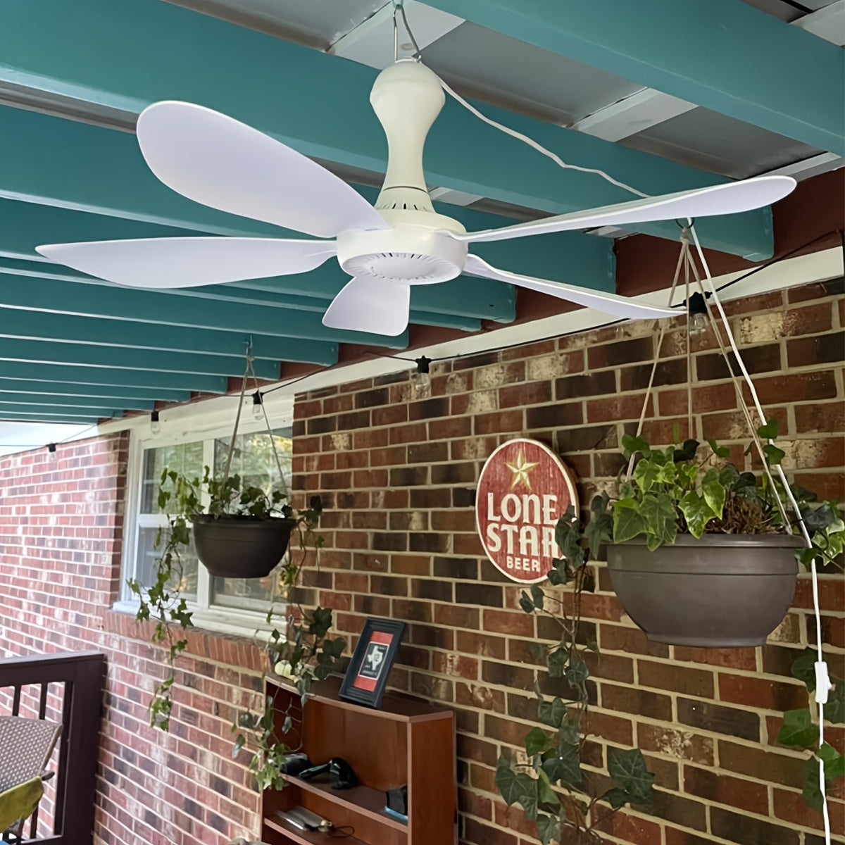 USB Mini Hanging Fan Portable Ceiling Tent Fan