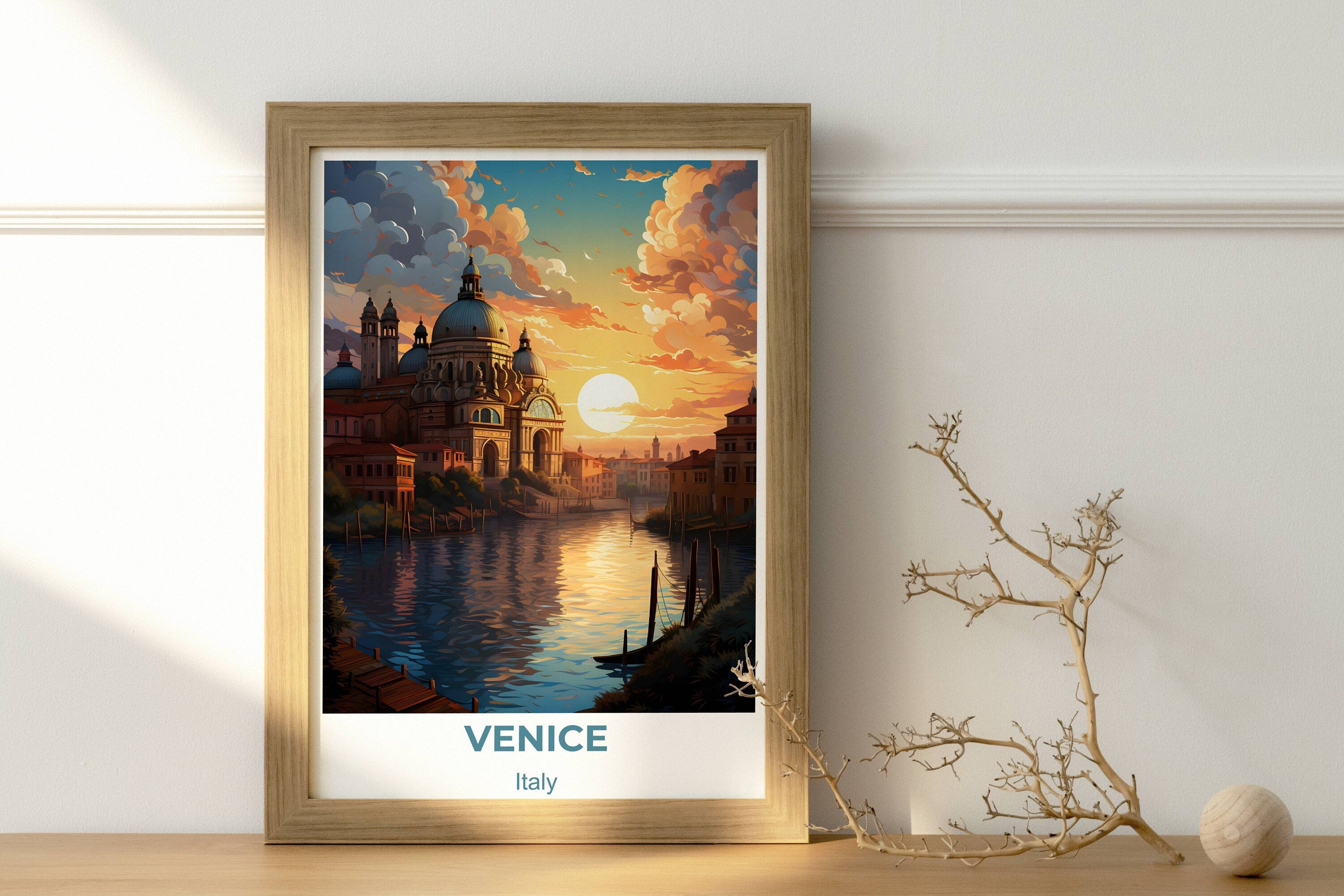 Venice Travel Poster Italy Travel Poster