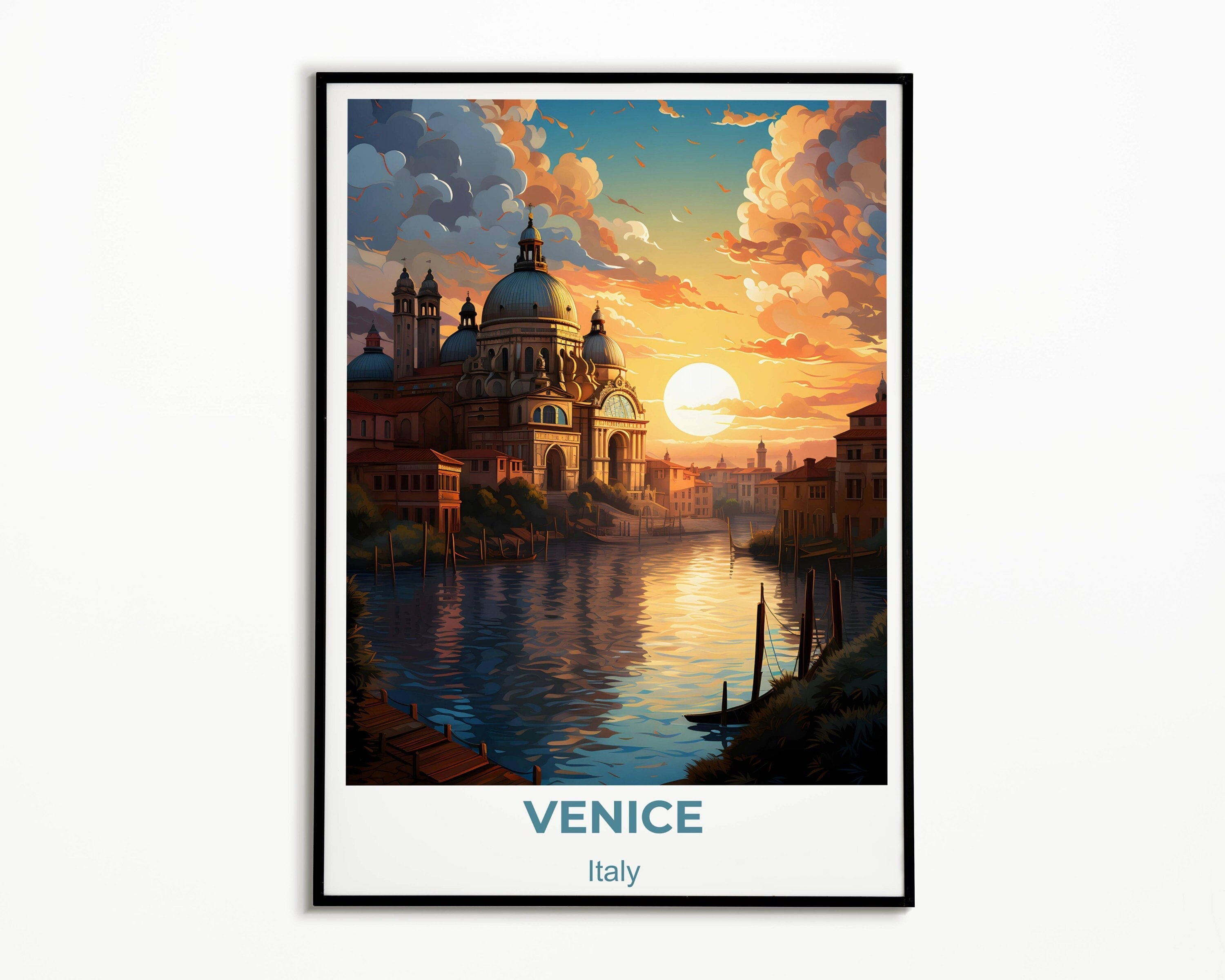 Venice Travel Poster Italy Travel Poster