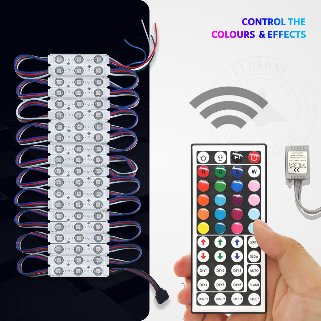 12V RGB LED Module Lights IP67 Waterproof| Low Voltage Injection Strip~5246