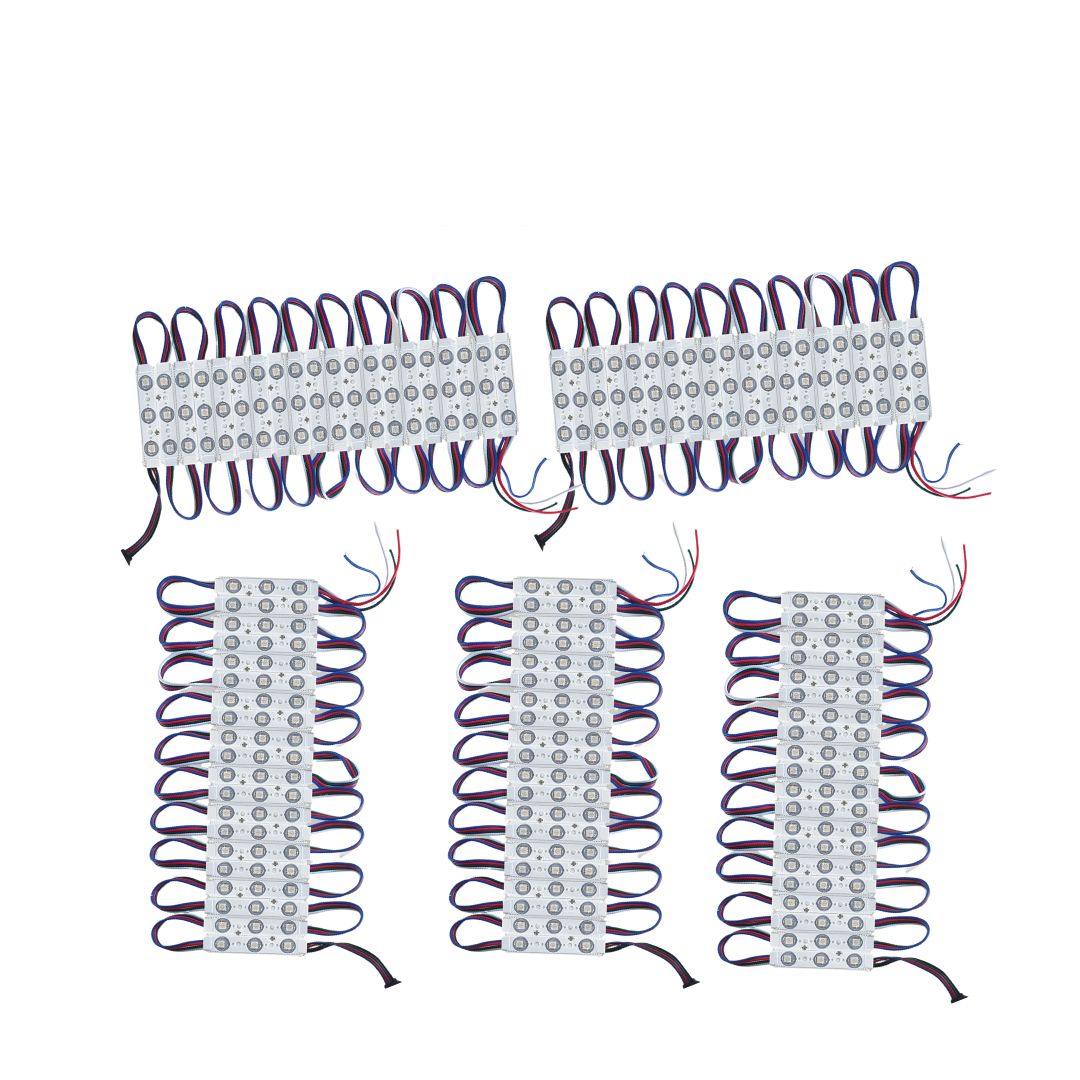 12V RGB LED Module Lights IP67 Waterproof| Low Voltage Injection Strip~5246